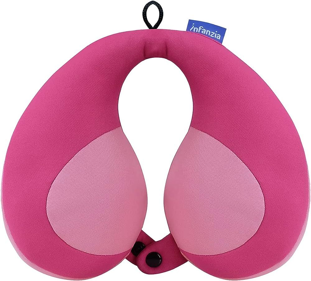 INFANZIA Kids Chin Supporting Travel Neck Pillow, Comfortably Supports/ Prevent Head from Falling... | Amazon (US)
