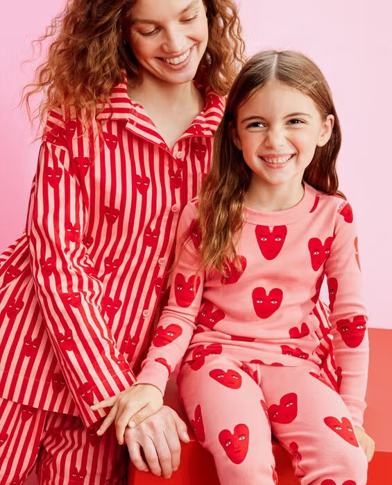 Girls' & Boys' Hearts Oeuf HannaJams™ Pajama Set in 100% Organic Combed Cotton - Size Little Kids 4 by Hanna Andersson | Hanna Andersson