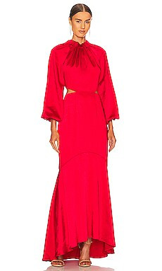 ELLIATT Ackins Maxi Dress in Red from Revolve.com | Revolve Clothing (Global)