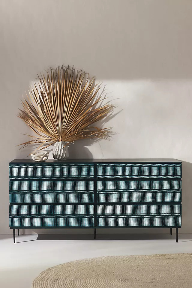 Larsen Inlay Six-Drawer Dresser | Anthropologie (US)
