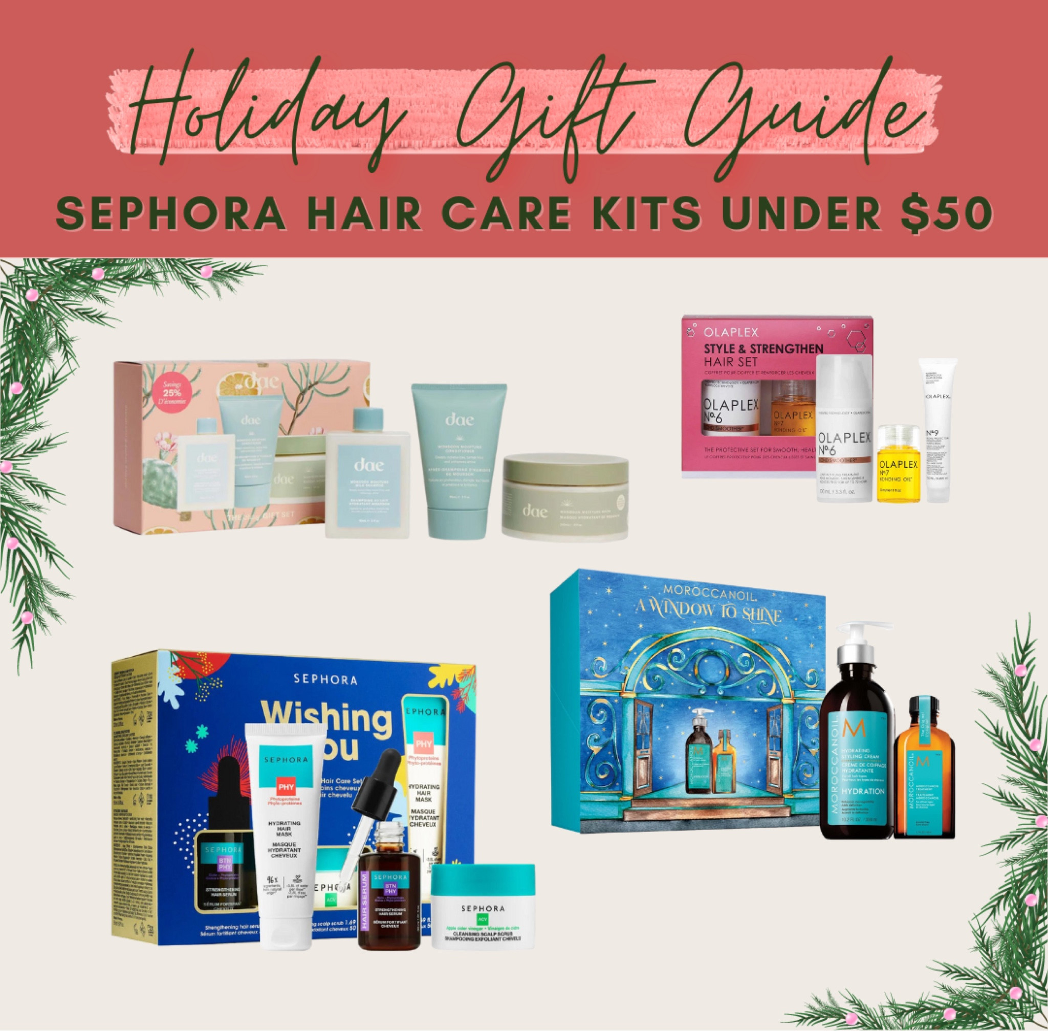 Sephora under hair care kits $50!

Gift guide, beauty favorites, makeup, skincare, hair care, holiday season 

#LTKSeasonal #LTKbeauty #LTKunder50