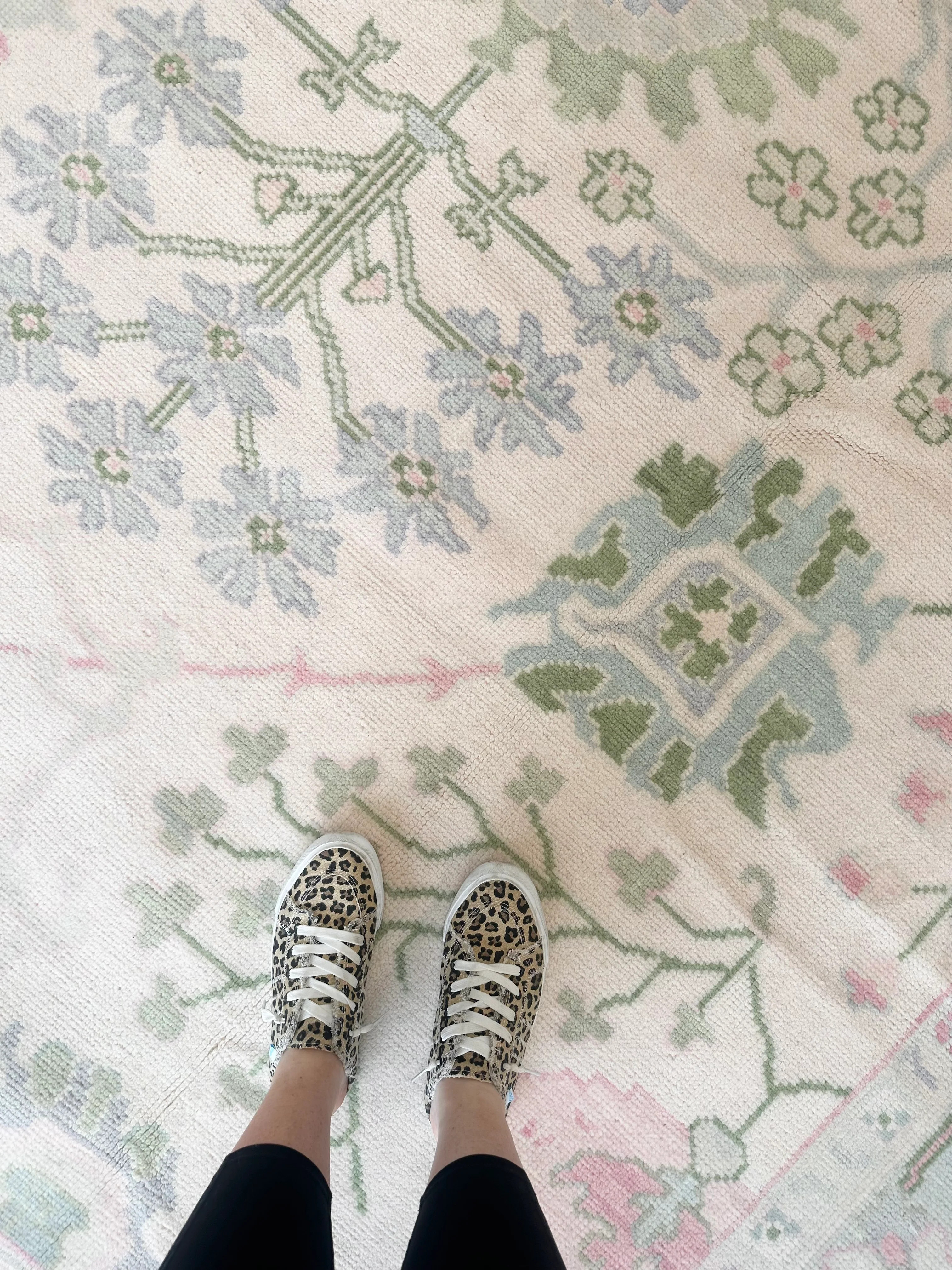 Charleston Pink Modern Oushak | DFW Textile Sourcing