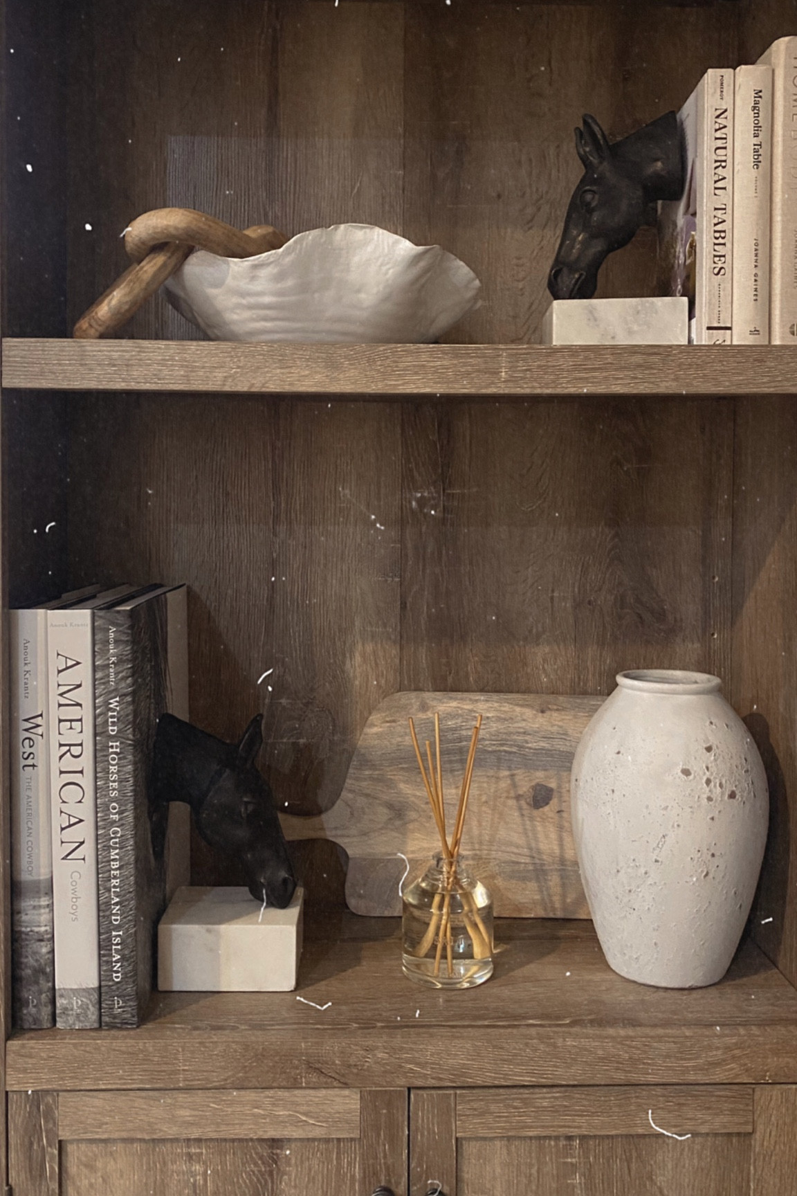 Neutral home, shelf styling, Target, Pottery Barn, modern transitional style, modern Equestrian home decor

#LTKhome