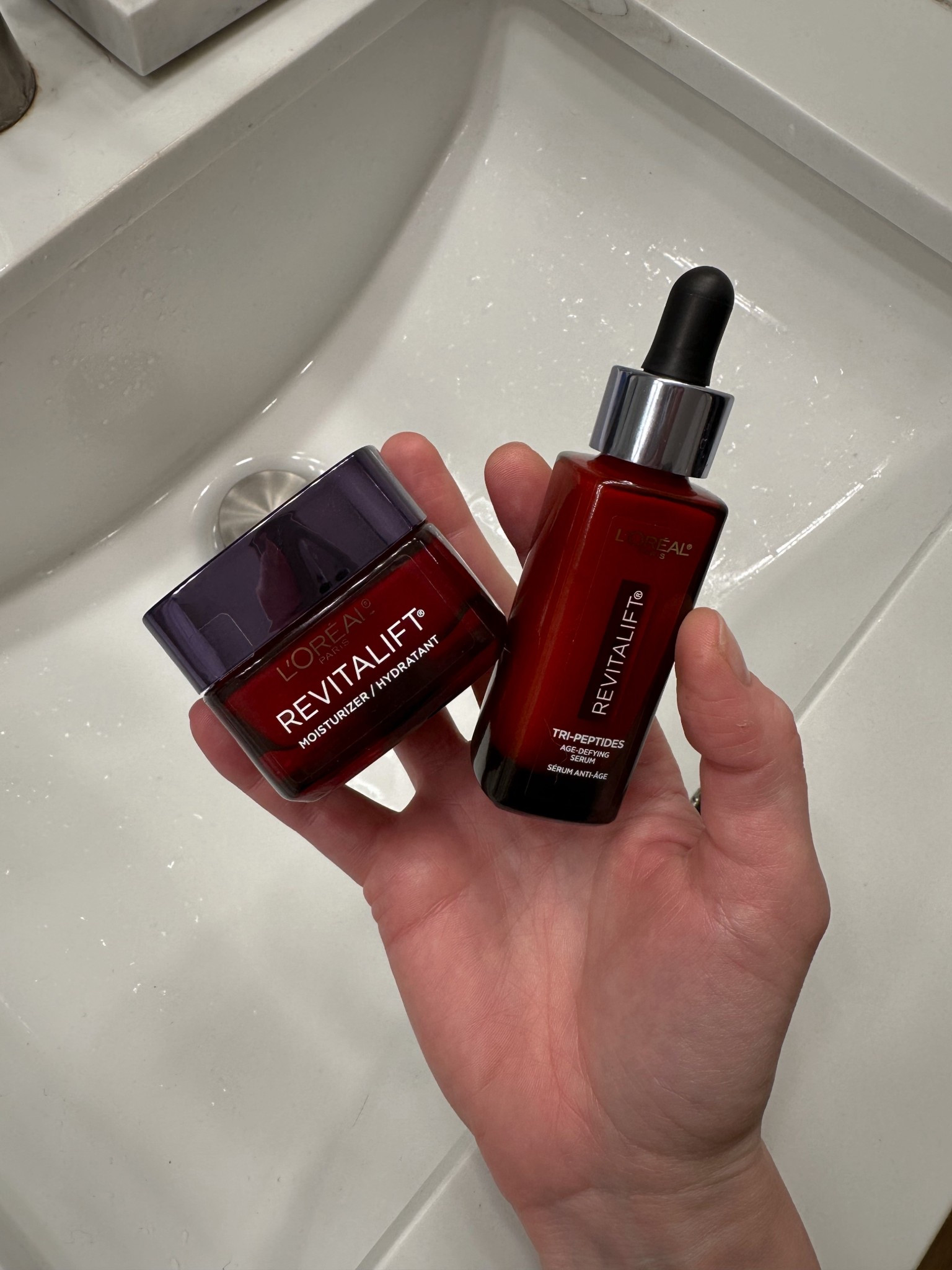 The magic duo. These 2 new additions have to be my favorite L’Oréal products. 
The serum feels super hydrating, and the cream is rich but not sticky. It lays so nicely on the skin. 

#LTKBeauty #LTKselfcare #LTKFindsUnder50