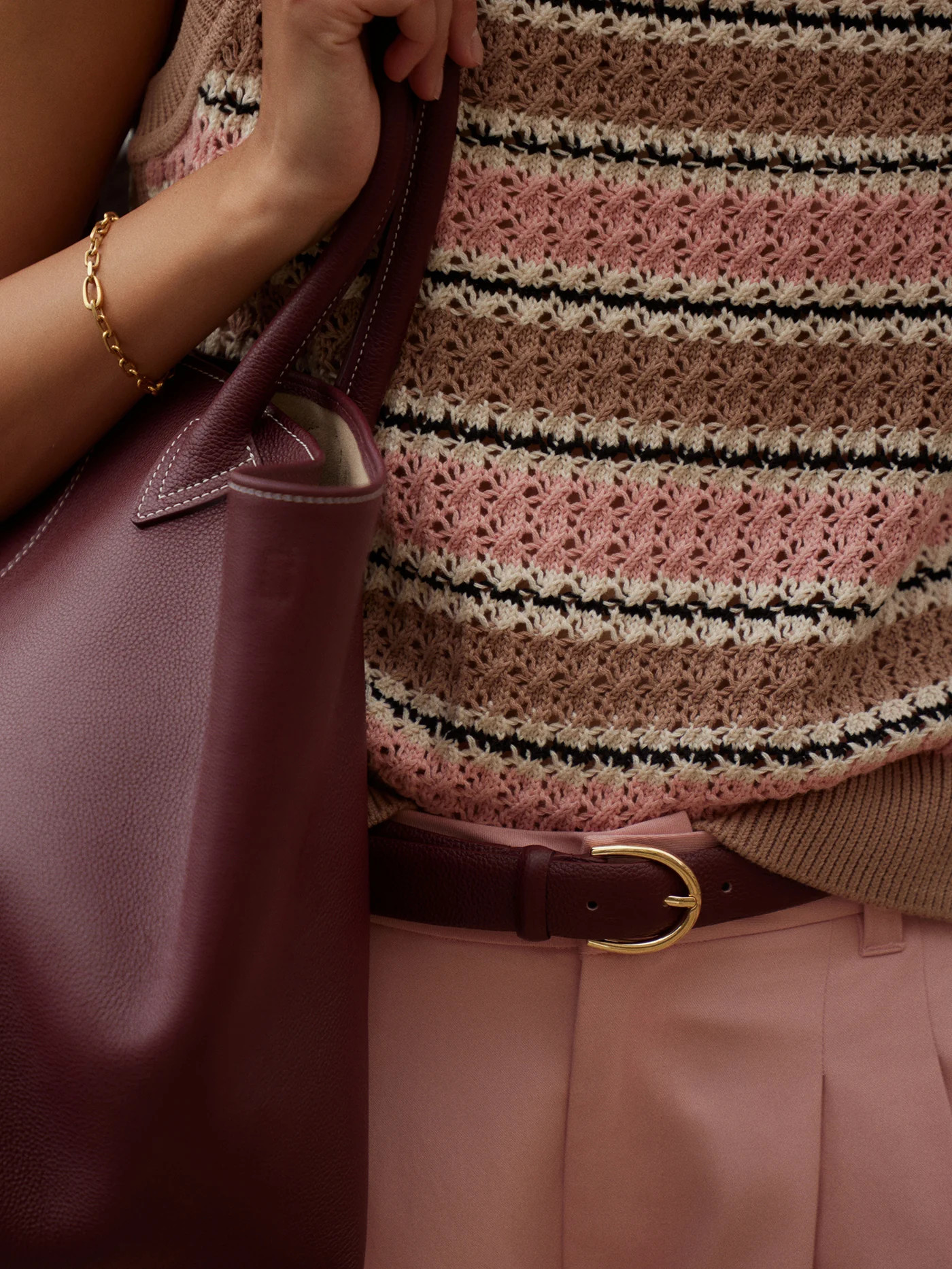 Deeley Stripe Stitch Tank | Varley US | Varley US