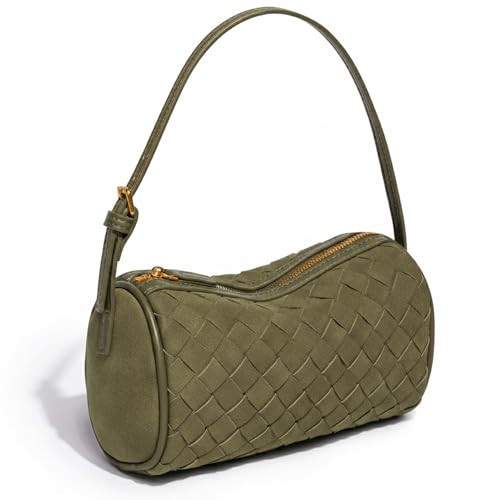 OREXINE Mini Small Crossbody purses for women, Suede Barrel Bag | Amazon (US)