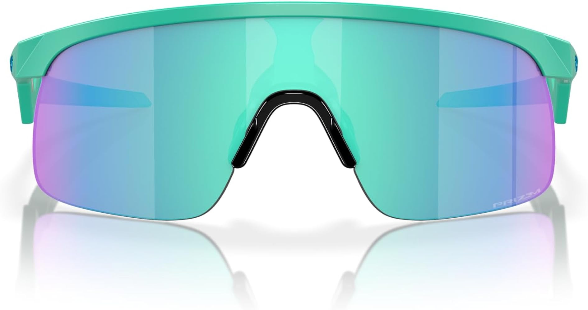 Oakley Youth OJ9010 Resistor Rectangular Sunglasses, Matte Celeste/Prizm Sapphire, 23 mm | Amazon (US)