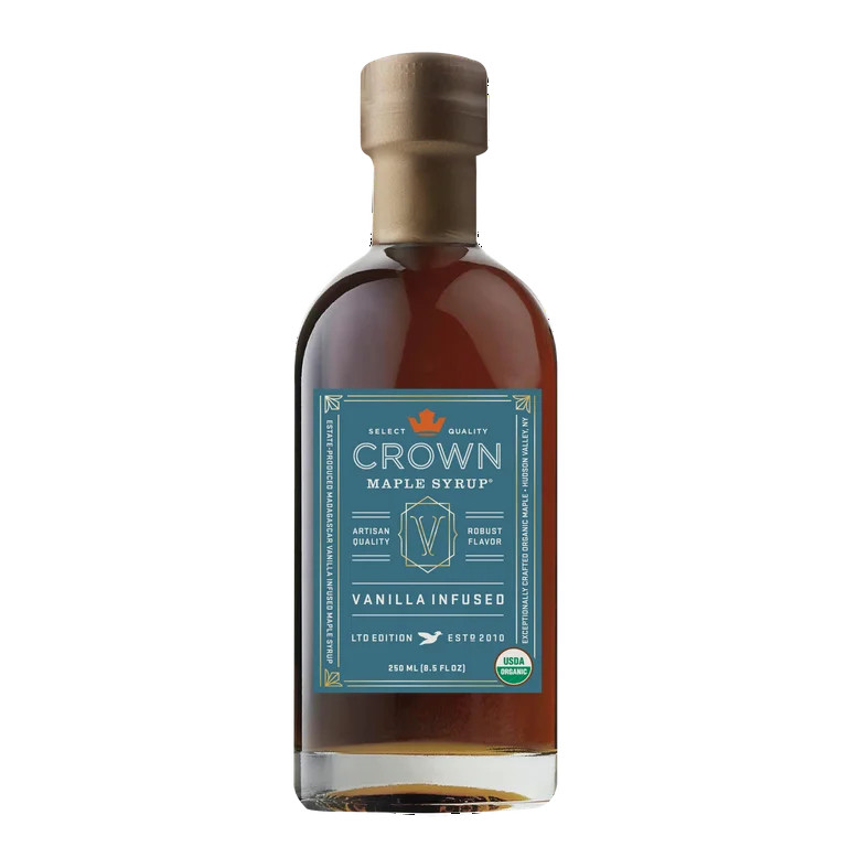 Crown Maple Vanilla Infused Organic Syrup, 250ML (8.5 Fl Oz); Gluten-Free, Non-GMO, Allergen-Free | Walmart (US)