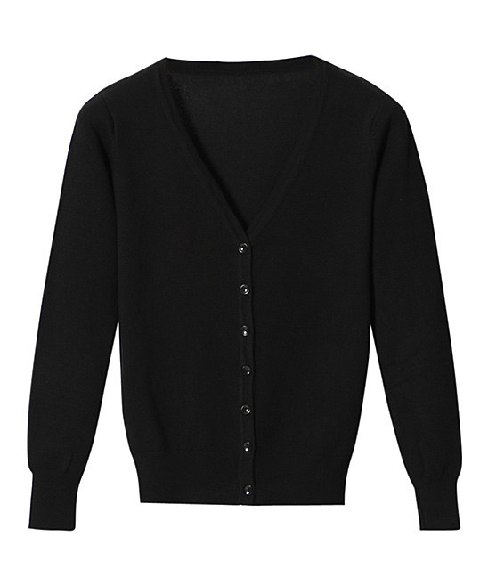 VUTTI Women's Cardigans Black - Black Cardigan - Women | Zulily