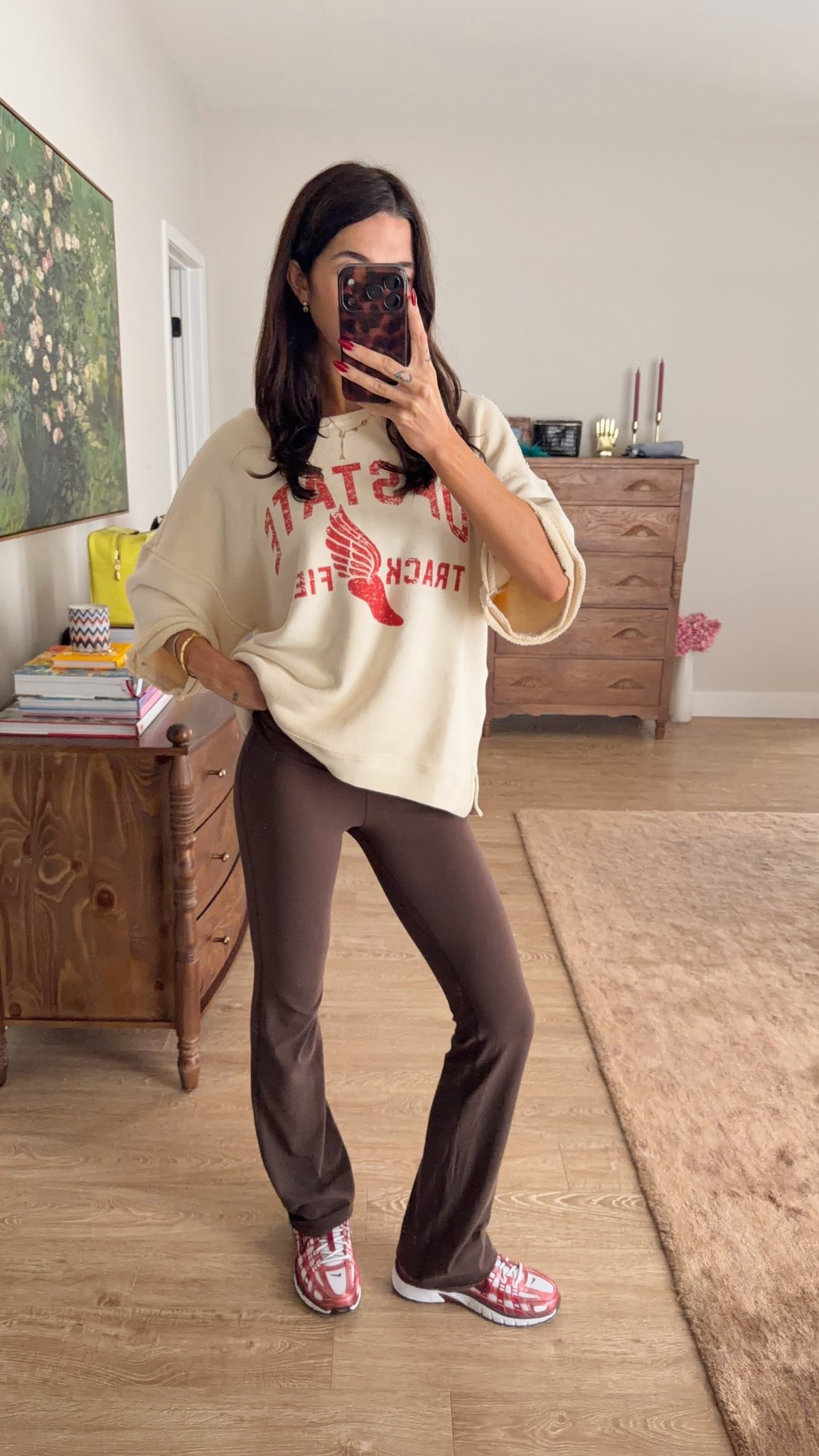 Fall outfit! S in top (runs oversized) and 4 in leggings! This is an older Aritzia style but linked basically the same one! TTS shoes

#LTKootd #LTKmorningroutine #LTKfitnessgoals