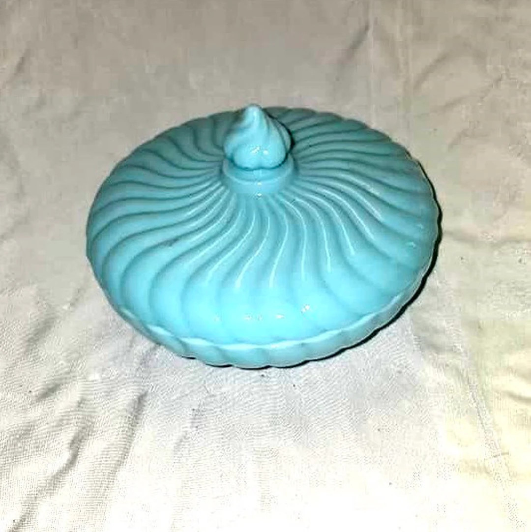 FOSTORIA – Turquoise - Colony - Candy Dish | Etsy (US)