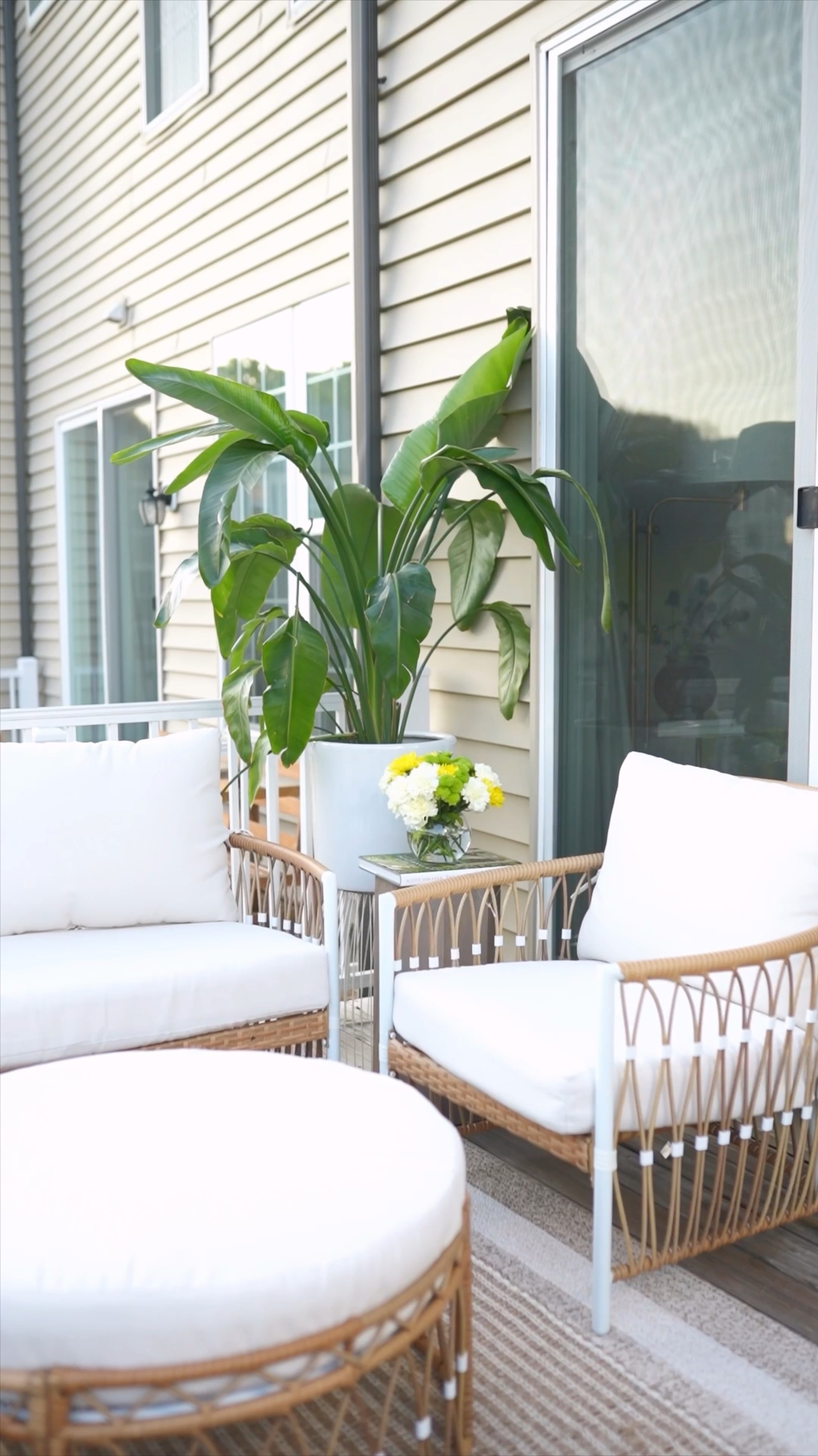 Patio refresh, home decor , outdoor furniture, patio decor , rattan chairs , white patio chairs, white outdoor furniture, Walmart finds , Walmart home, 

#LTKhome #LTKSeasonal