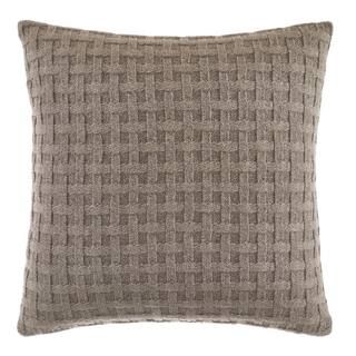 Nautica Saybrook Brown Cotton 16 in. x 16 in. Decorative Pillow USHSAB1119939 - The Home Depot | The Home Depot