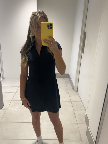 New favorite athleisure dress love that it has the tiny shirt sleeves so it’s appropriate for work on Fridays. It’s also on clearance right now! Available in two other colors too!

Grab it now - perfect for walks, tennis, golfing, or just day drinking in a patio with friends! 

#LTKfindsunder100 #LTKActive #LTKsalealert