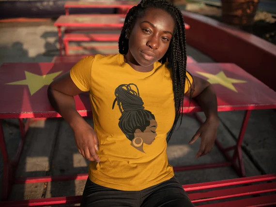 Black Girl Dreadlocks Shirt  Shirt  Locs  Dreads  Black | Etsy | Etsy (US)