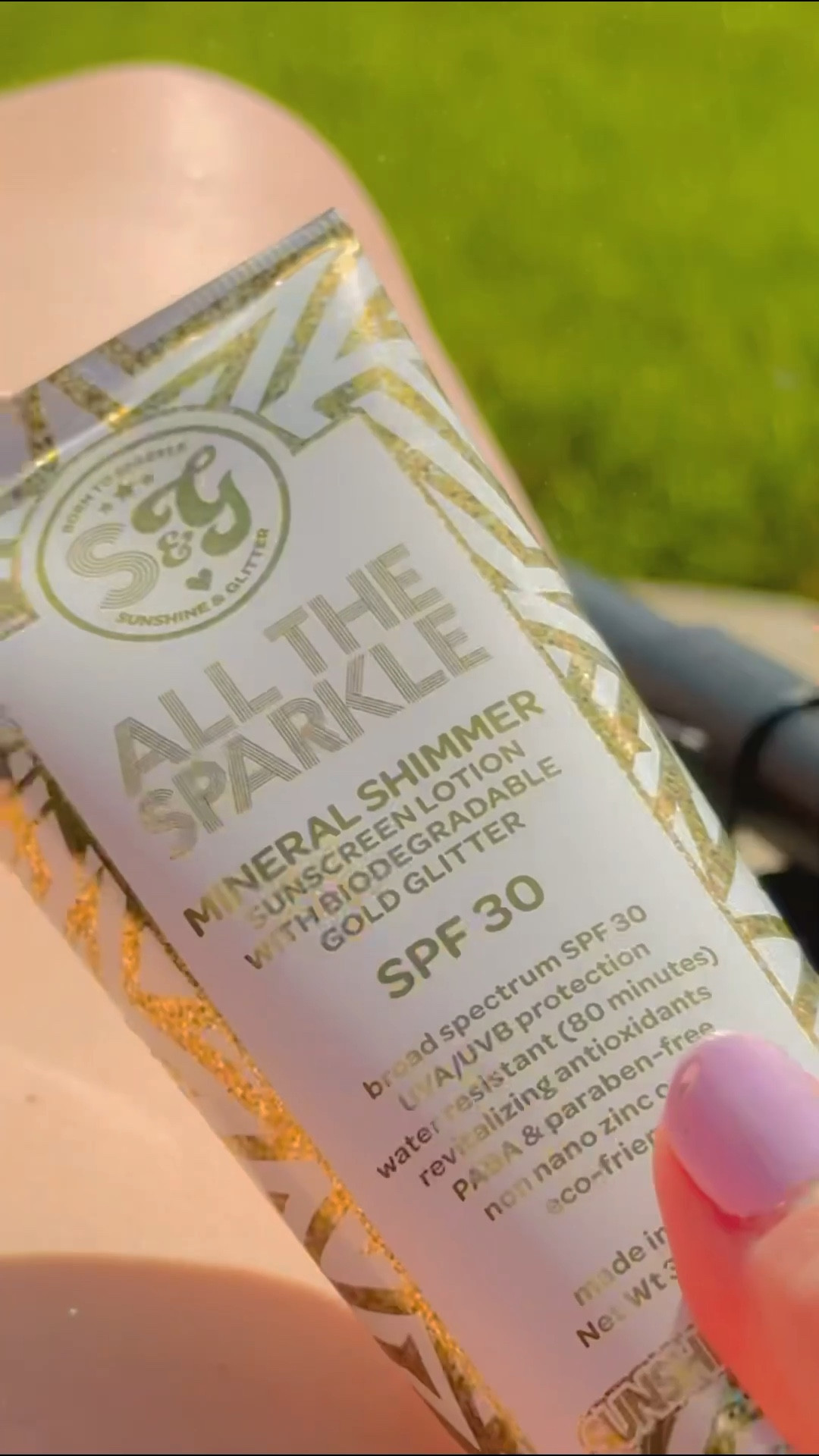 I received this sunscreen from @officialsunshineglitter and I absolutely love it!! Before you say anything about the sparkles, they are BIODEGRADABLE! This is an all-natural sun protection with non-nano zinc oxide and natural antioxidants. They have options for adults as well as children as you can see in my video! Being sparkly is always fun and your little girls will love this as much as you will!✨ Go check out this company (I’m tagging the products I use on my LTK)! I wish I had something like this growing up instead of walking around looking like I had toothpaste all over my body from that thick sunscreen🤣 #sunshineandglitter #ad #sunscreen #sparkles

#LTKBeauty #LTKSeasonal #LTKGiftGuide