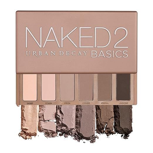 Urban Decay Naked2 Basics Eyeshadow Palette, 6 Taupe & Brown Matte Neutral Shades - Ultra-Blendab... | Amazon (US)