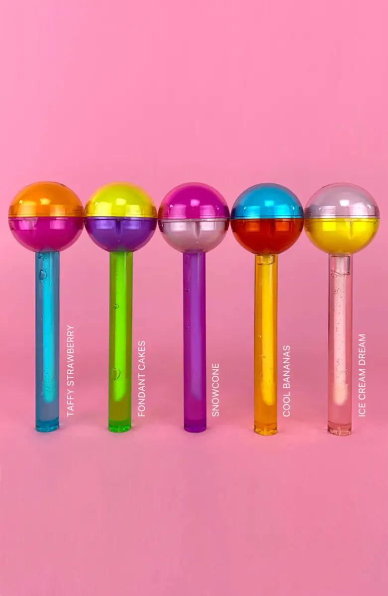 Glossy Pops 5-Pack Rainbow Lip Balm & Lip Gloss Set | Nordstrom | Nordstrom