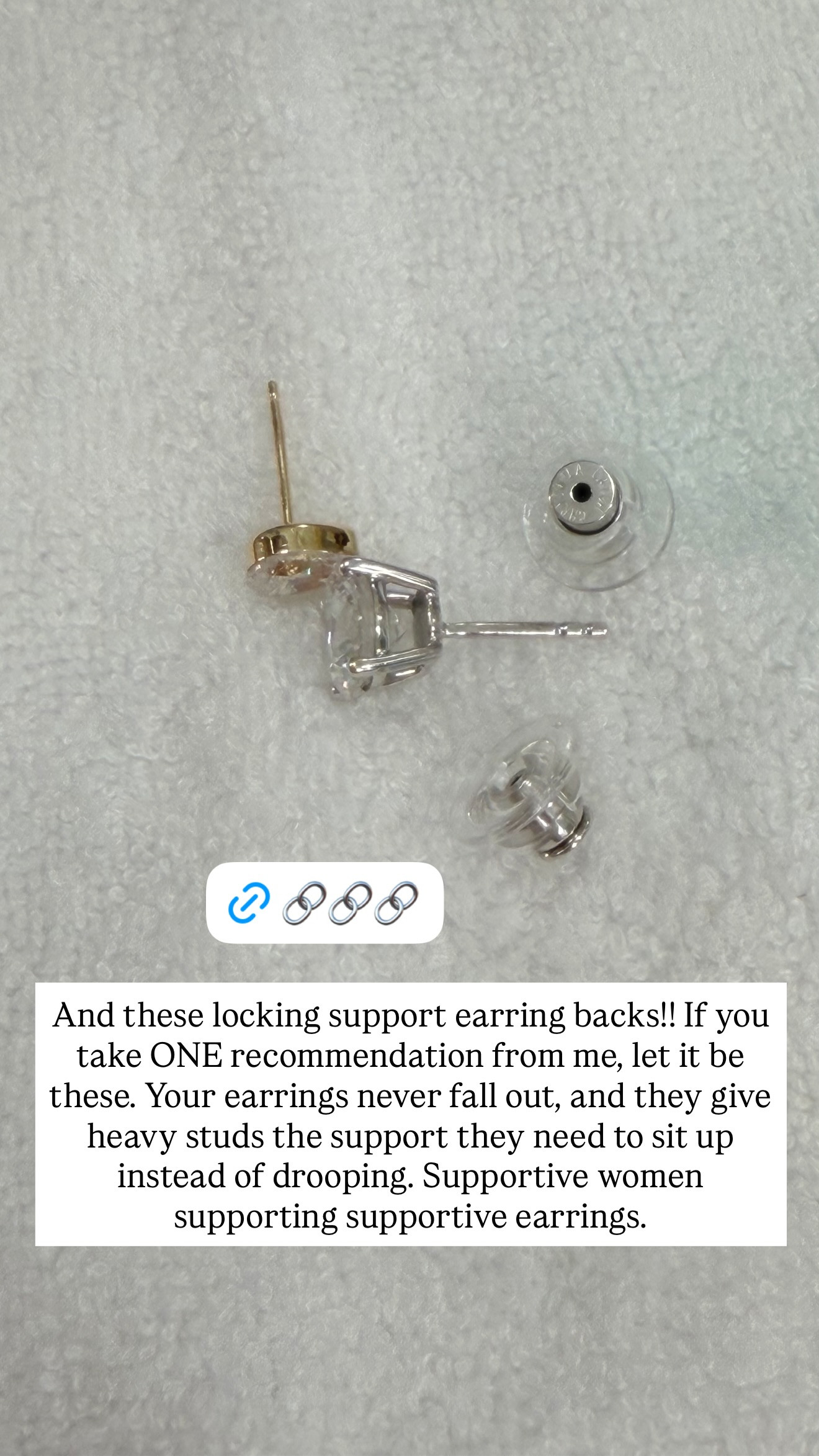 These earring backs are the best!! 

 