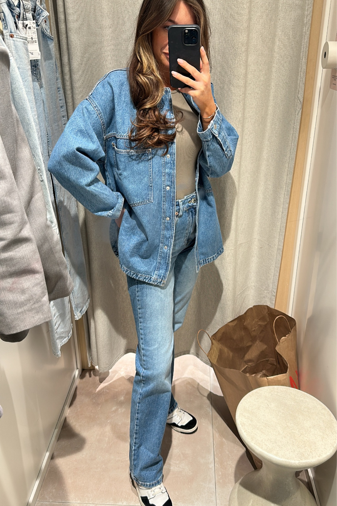 double denim day 

straight fit jeans | jean jacket | city breaks | spring outfits | stradivarius 

#LTKstyletip #LTKeurope #LTKunder100