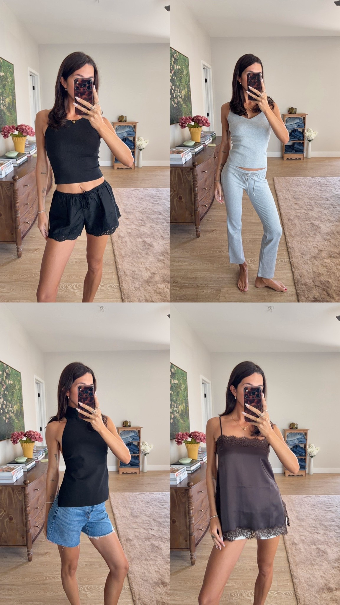@Aritzia summer sale picks !! Honor Tank: XS, Message Short: XS, Nini Tank: XS, Beatdrop Capri: XS, Kismet Top: S, Serif Satin Camisole: XS #aritziapartner