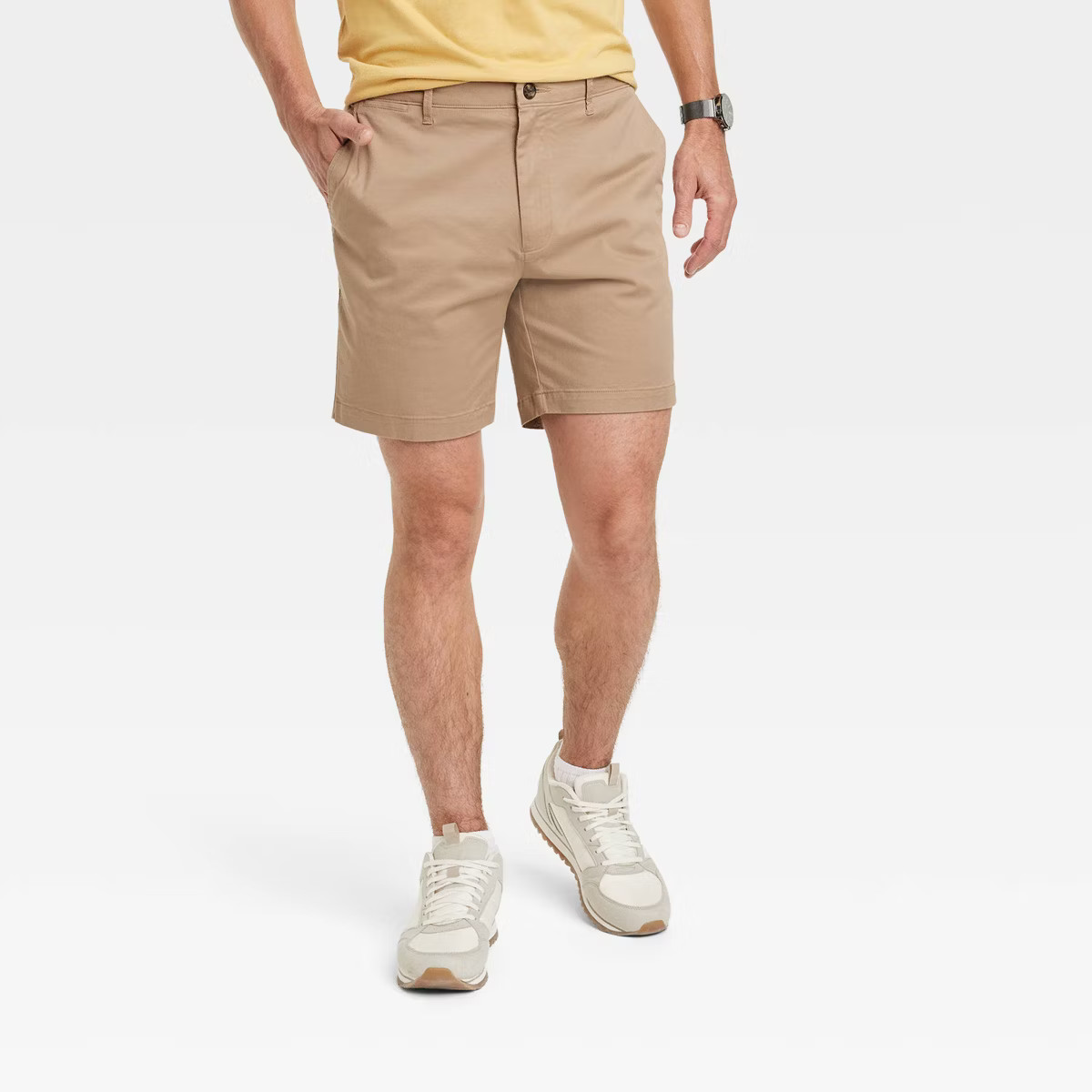 Men's Every Wear 7" Slim Fit Flat Front Chino Shorts - Goodfellow & Co™ | Target