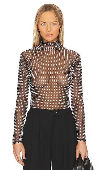James Top in Black & Silver | Revolve Clothing (Global)