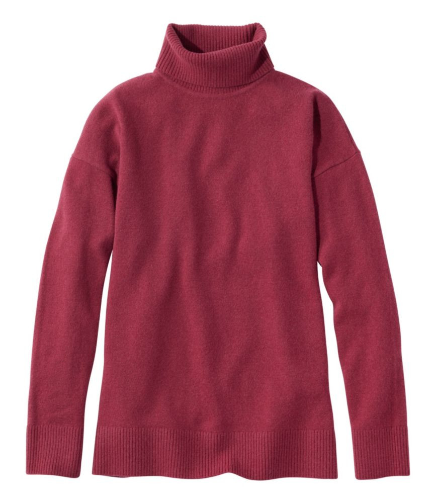Women's Classic Cashmere Sweater, Turtleneck Bordeaux 2X L.L.Bean | L.L. Bean