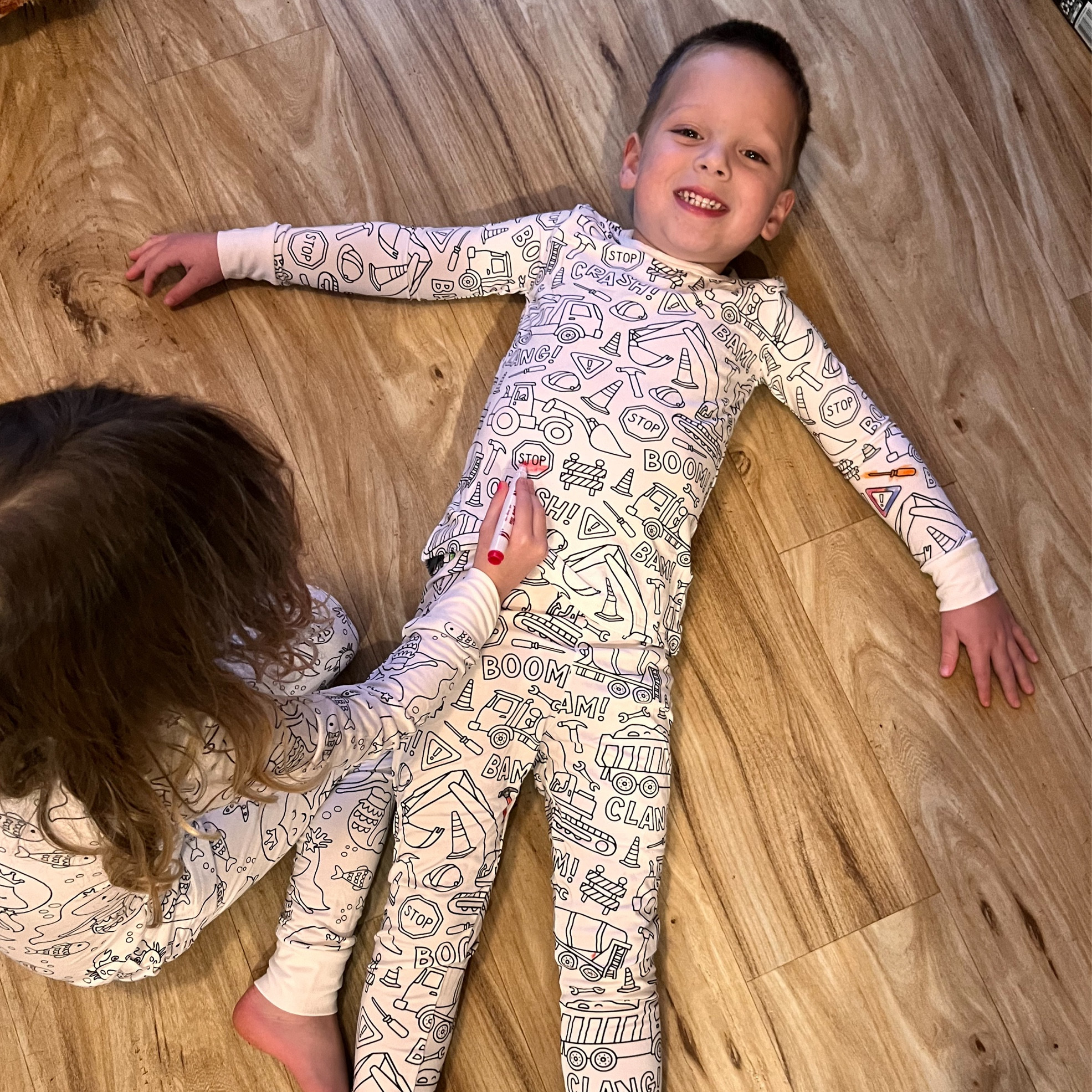 Family pajamas that double as craft time 

#LTKfamily #LTKbaby #LTKkids