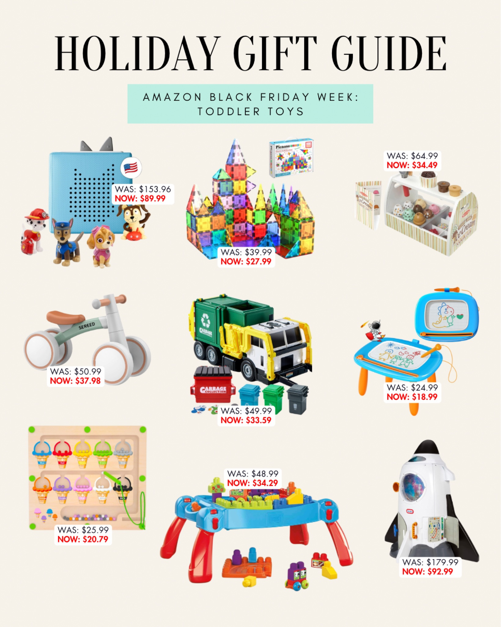 Shop toys for your toddler for the holiday season! On sale right now during Amazon Black Friday Week! 🚂🎁

#LTKGiftGuide #LTKCyberWeek #LTKHoliday