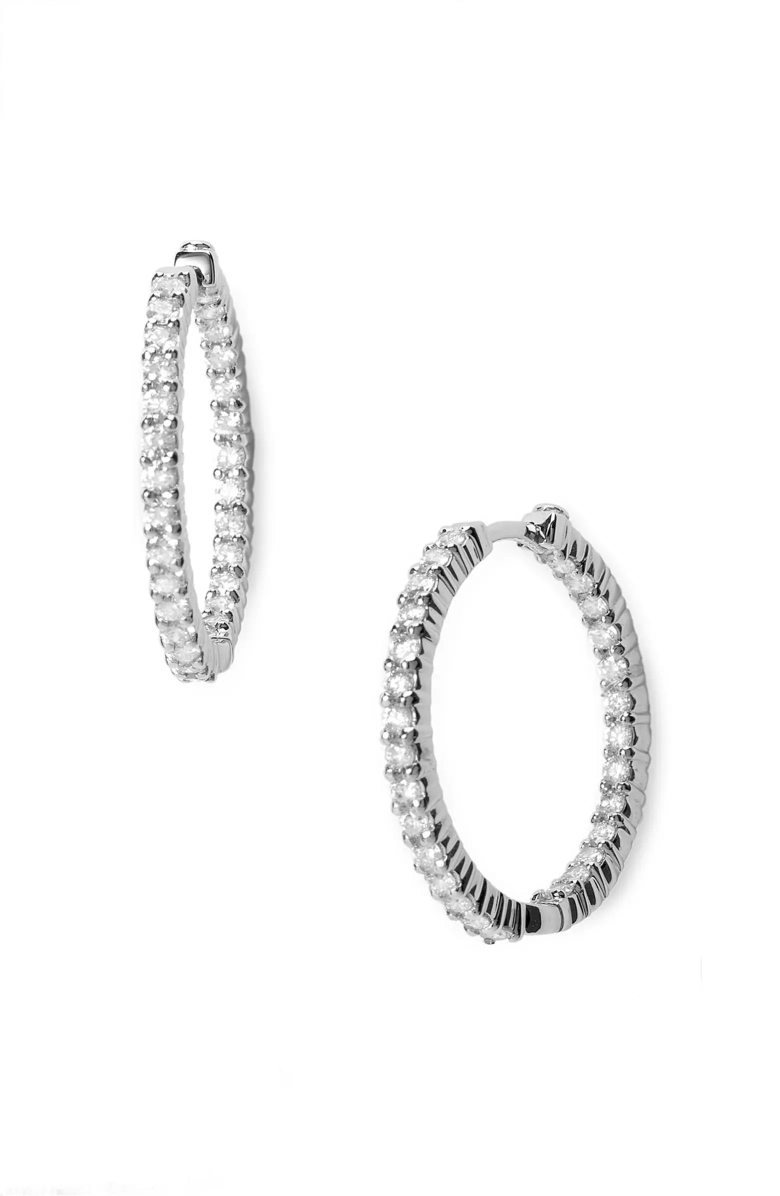 Diamond Hoop Earrings | Nordstrom