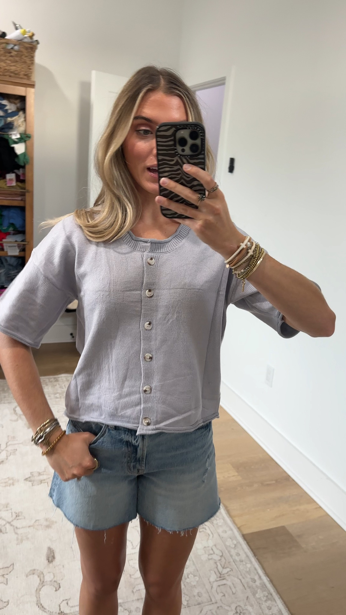 Amazon size small Xiaoxuemeng Women's Cropped Cardigan Short Sleeve Button Down Sweater Top
V Neck Lightweight Knitted Sweater, Summer Fall Womens Trendy Outfits, High Quality and Soft Fabric, Lounge Solid Color Top

#LTKSaleAlert #LTKWorkwear #LTKootd