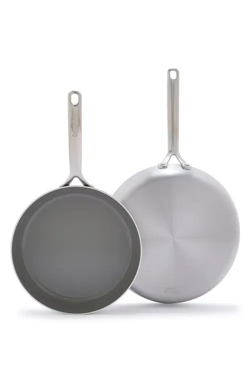 GreenPan GP5 Set of 2 Stainless Steel Nonstick Frying Pans at Nordstrom | Nordstrom