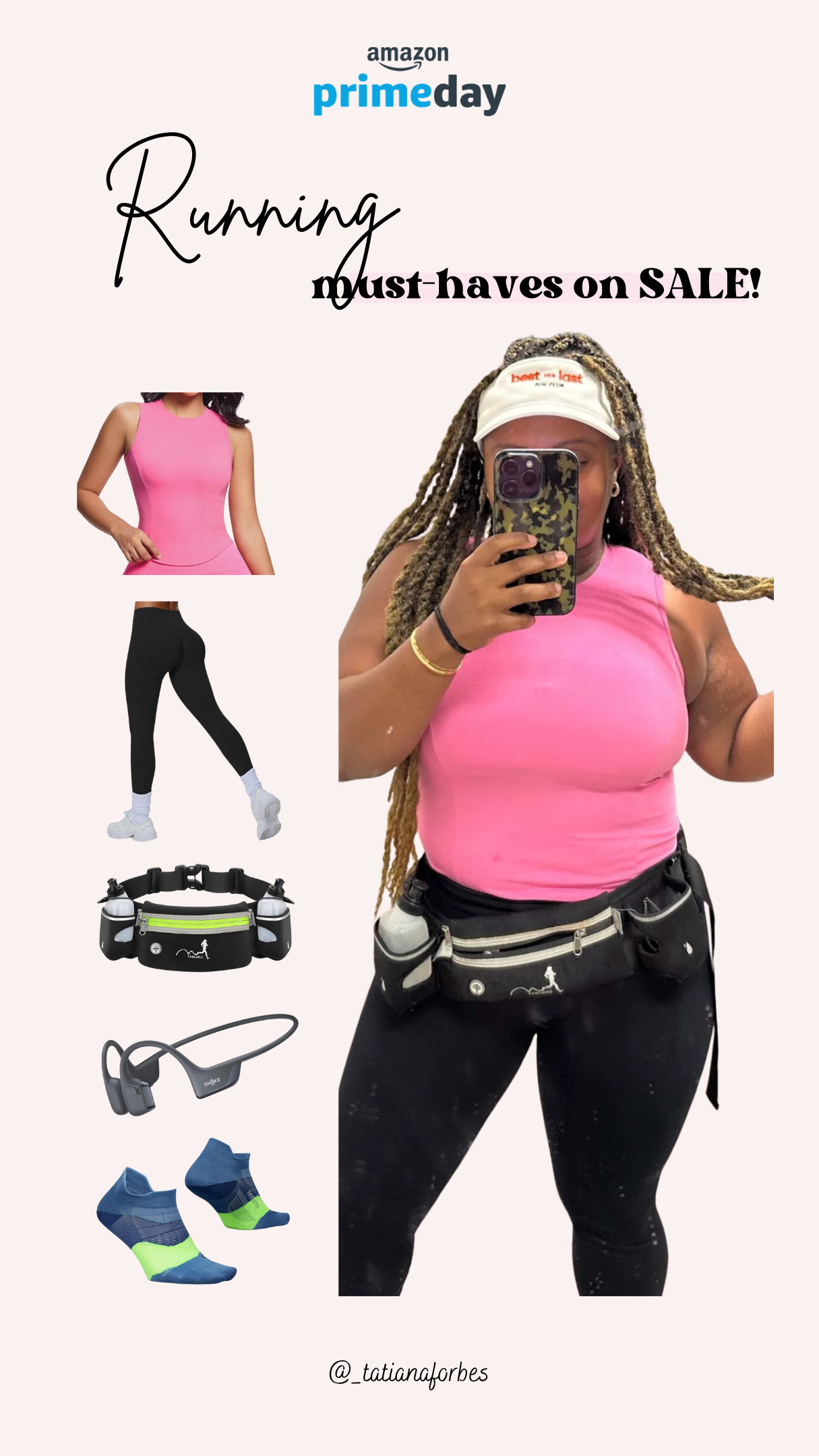 Race day must-haves! My go-to gear for comfort + performance, all linked here and on sale on Prime day! 

 #LTKActive #LTKSaleAlert #LTKMidsize