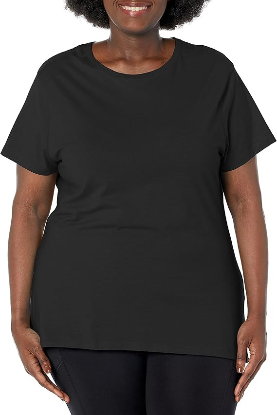 Just My Size Womens Short Sleeve Crew Neck Tee | Amazon (CA)