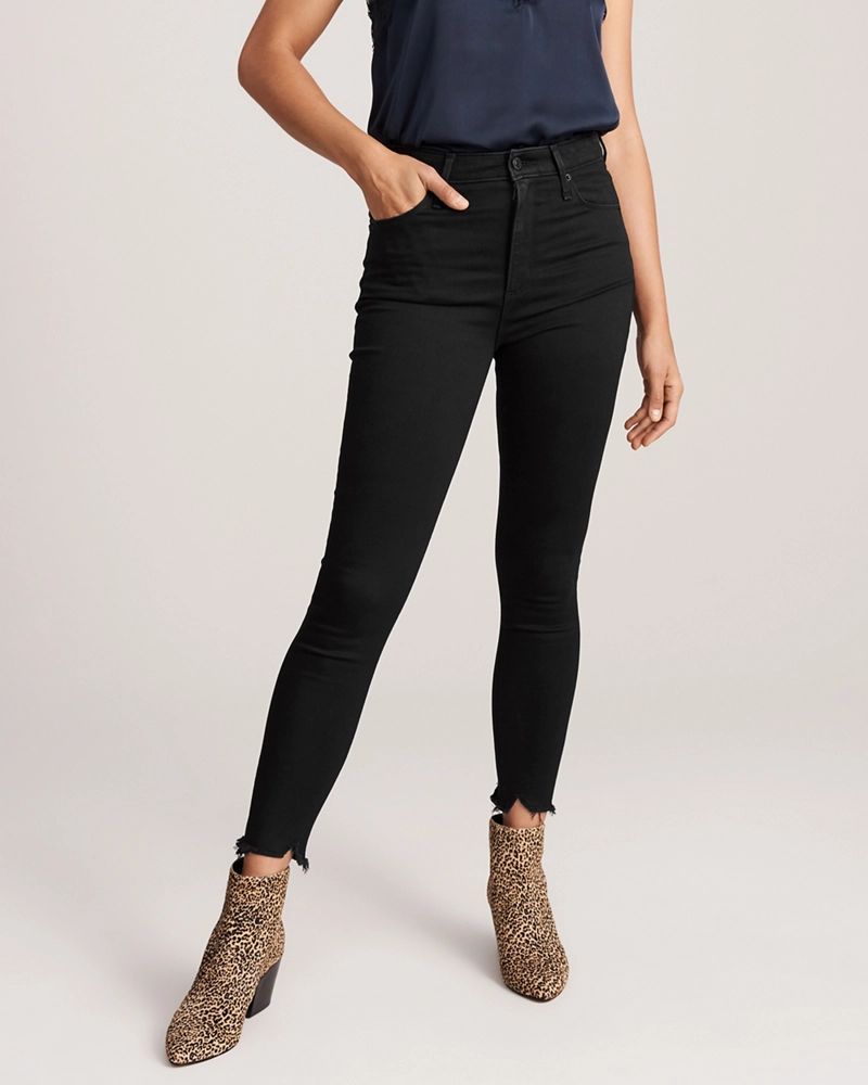 Womens High-Rise Ankle Jeans | Abercrombie & Fitch US & UK