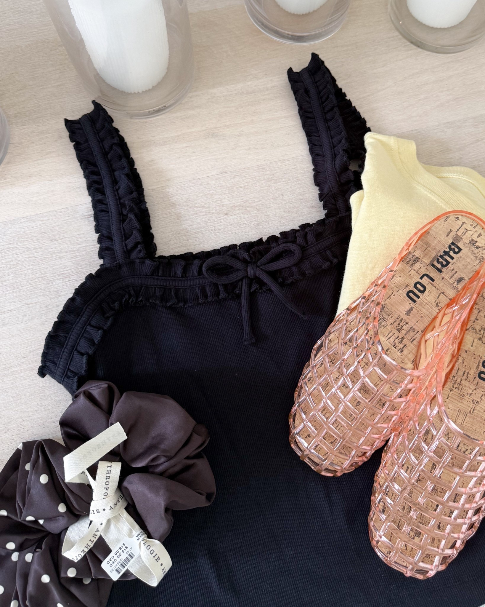 Anthro haul! I was so excited to find so many cute items for spring 🤩

Bow ruffle tank top, jelly mules, polka dot scrunchie, yellow T-shirt, spring fashion, pastels, vacations, fashion trends, new arrivals, fancythingsblog 

#LTKSeasonal #LTKootd