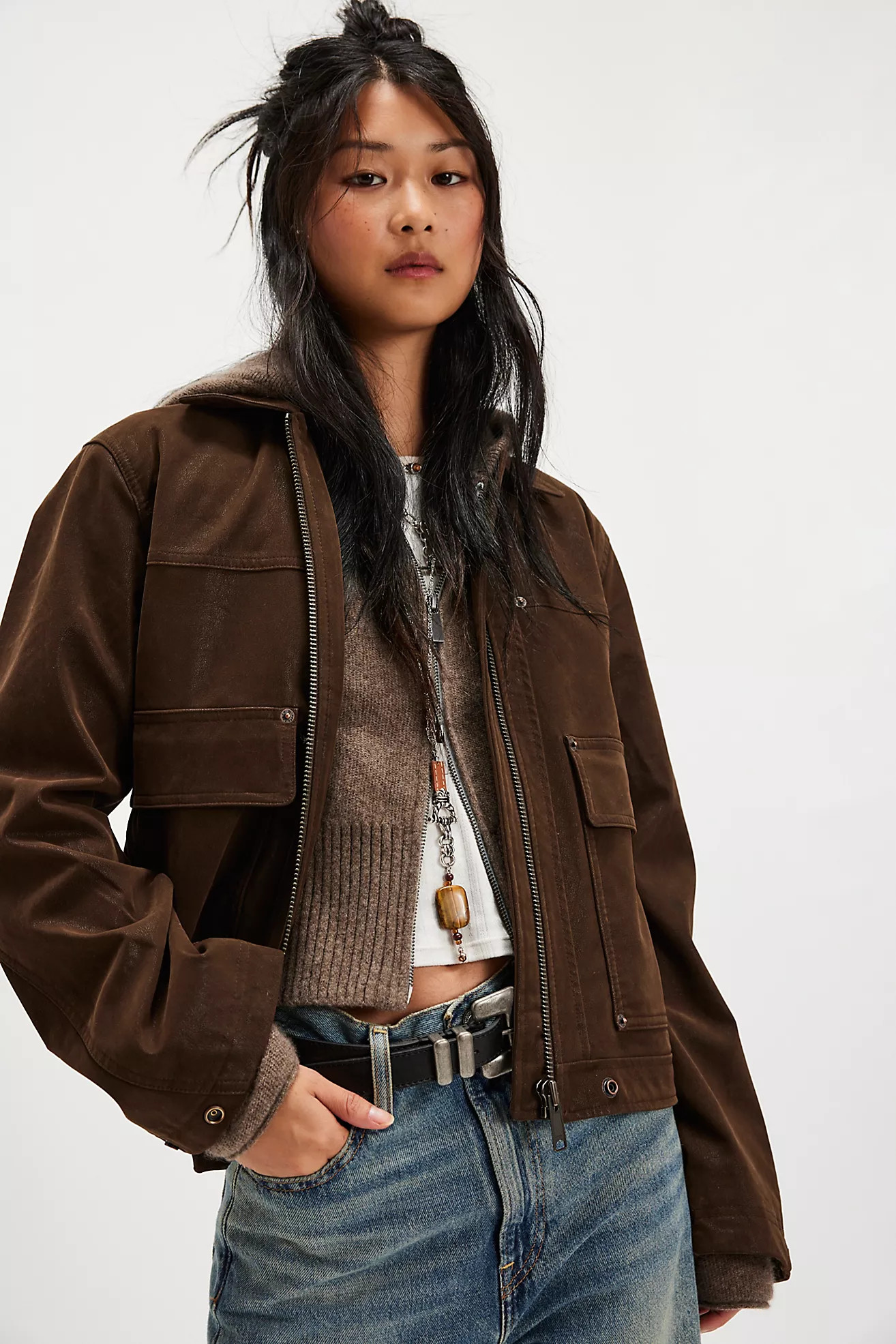 We The Free Blair Vegan Suede Jacket | Free People (Global - UK&FR Excluded)