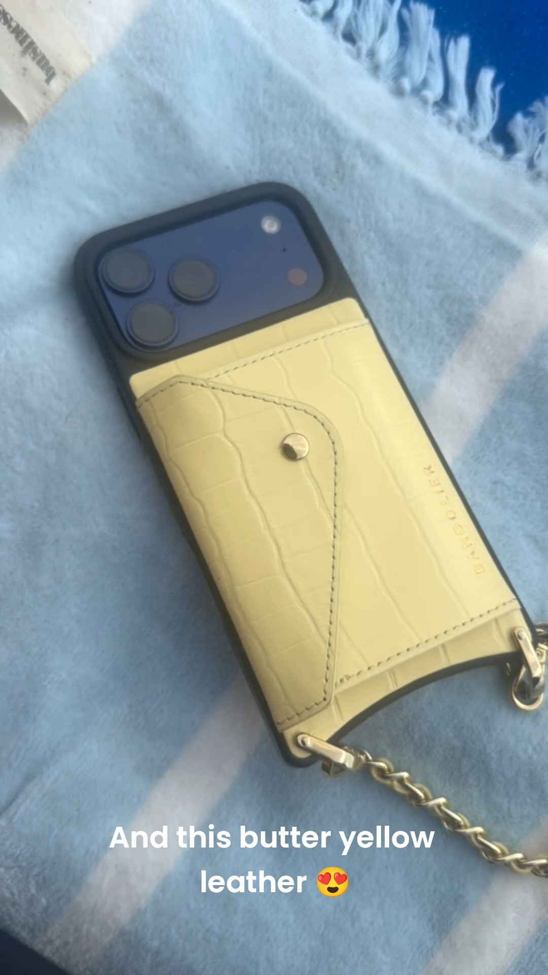 My favorite #phonecase in butter yellow croc embossed #leather 😍 And it’s on #sale!

#iphonecase #leatherphonecase #phone #bandolier @BANDOLIER

#LTKActive #LTKU #LTKSaleAlert
