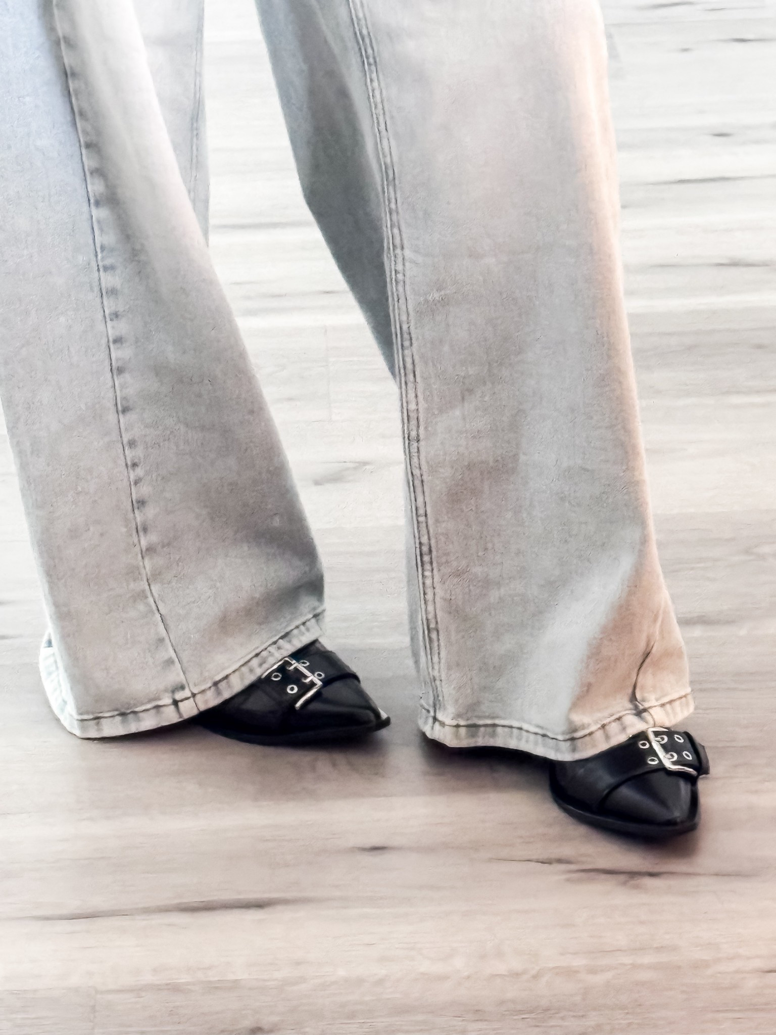 These gorgeous buckled flats are BACK IN STOCK in all sizes and I am screaming because they are my most worn flat! And I am obsessed with this look. 
Edgy, sleek, and comfy. The perfect combo. The pointed toe instantly elevates any outfit, and the double buckle straps give that chic designer vibe without the designer price. They pair perfectly with denim, trousers, skirts… honestly they make every outfit look cooler. If you’ve been waiting for a sign to grab these, this is it. They WILL sell out again. 

Think: everyday wearable, but with a fun fashion-forward twist. Dress them up, dress them down, wear them to brunch, errands, date night, or holiday events. They’re that pair you’ll reach for over and over again.

black flats • pointed toe flats • buckle flats • trendy shoes • edgy flats outfit • fall shoes • winter shoes • everyday flats • comfort flats • black mary jane flats • slingback flats • buckle mary janes • affordable trendy shoes • gift ideas for her • outfit details • closet staples • chic neutral style • influencer favorites • shoe addict • edgy style • modern wardrobe

#LTKGiftGuide #LTKootd #LTKFindsUnder50