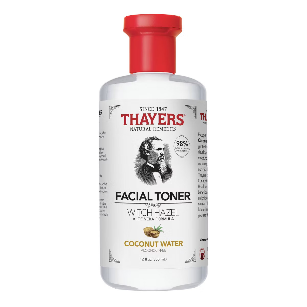 Thayers Natural Remedies Witch Hazel Alcohol Free Toner Coconut Water - 12oz | Target
