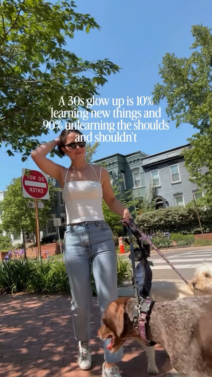 Our 30s aren’t just about “getting older” they’re about finally letting ourselves be well, our full selves. 

We’re trading the burnout for boundaries, the trends for timeless style, and the “shoulds” for what actually lights us up.

Here are the 5 shifts that changed everything:

1️⃣ I stopped compromising on where I live. Even if a move to a different city didn’t make sense to most people, no matter how many “that sounds hard or complicated” I got, I trusted my intuition and it paid off. 

2️⃣ I stopped treating PTO like a luxury. I’m done working on travel days. I’m actually enjoying the journey now because I deserve the rest.

3️⃣ I stopped putting off buying the art and furniture. Just because you’re not in your forever home doesn’t mean you can’t start curating for it now with the pieces that light you up and feel like home. 

4️⃣ I stopped being afraid to be “regulars”. It’s not cringey for the barista to recognize you because it’s the 4th time there this week. This is how you build a sense of community.

5️⃣ I stopped letting myself think it’s cringey to bring in playfulness into my wardrobe and things I do. Turns out the secret is in what your 12 year old self would find fun in hobbies and adding a sense of personal style to you closet. 

Which of these shifts are you feeling the most right now? Let’s talk in the comments.

30s lifestyle, DC living, casual chic style, personal style, 30s glow-up, DC outfits, authentic living, Washington DC fashion, life in your 30s,