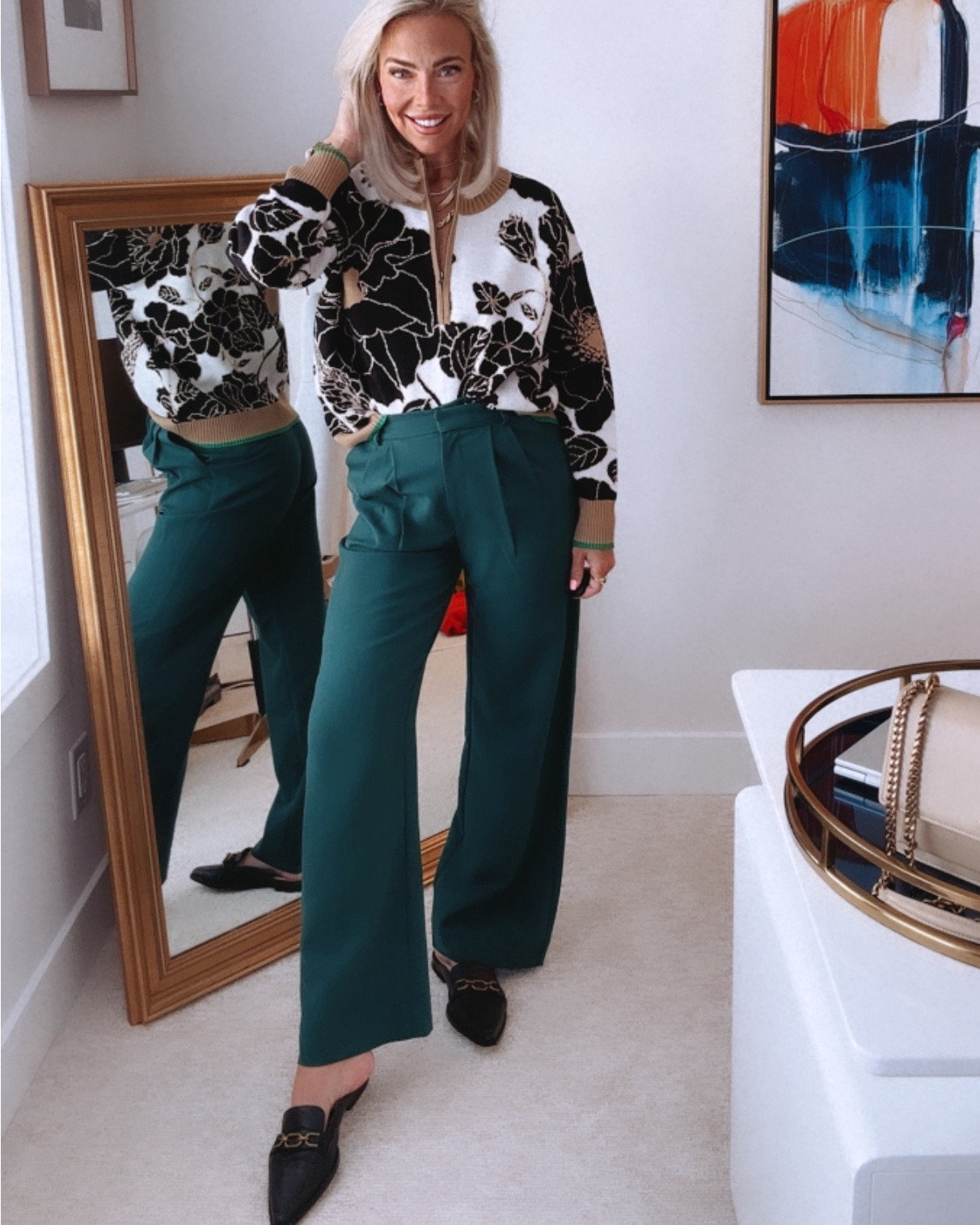 I AM WEARING THIS ON REPEAT ALL FALL & WINTER LONG 🖤 I fell in love with this sweater when I saw it online and immediately bought it in two sizes and decided to keep the SMALL instead of the XS because I like how it fit. Swipe right for more videos and details on the whole fit!

It looks like a million bucks but the whole fit is under $200 and is worth every penny. I promise you will LIVE in this sweater! 

It’s so so so cozy & ILOVE the A&F dress pants. Especially these / they come in black and other colors too. 

Don’t be afraid to be bold with your colors this 🍁 & ❄️ - bold trends are so in this year and I am PUMPED!!!! 🙌🙌

DM me with any questions! 

XOXO - your girl for all the latest fashion trends,
CeCe 🙏🍁⭐️👏❄️🖤🙌✨🔥#LTKSkinCare #LTKSkinRoutine #LTKWorkWear #LTKMidSize #LTKBridal             

#LTKSummerSales    

#LTKFindsUnder50 #LTKFindsUnder100 #LTKBeauty #LTKStyleTip #LTKU #LTKActive #LTKOver40 #LTKPlusSize #LTKTravel #LTKParties #LTKHome #LTKSeasonal #LTKTravel #LTKVideo #LTKActive #LTKShoeCrush #LTKSaleAlert #LTKBump #LTKWorkwear #LTKStyleTip #LTKFindsUnder100