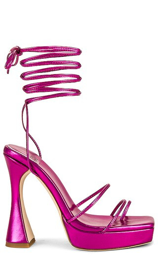 Primadonna Heels in Fuschia Metallic | Revolve Clothing (Global)