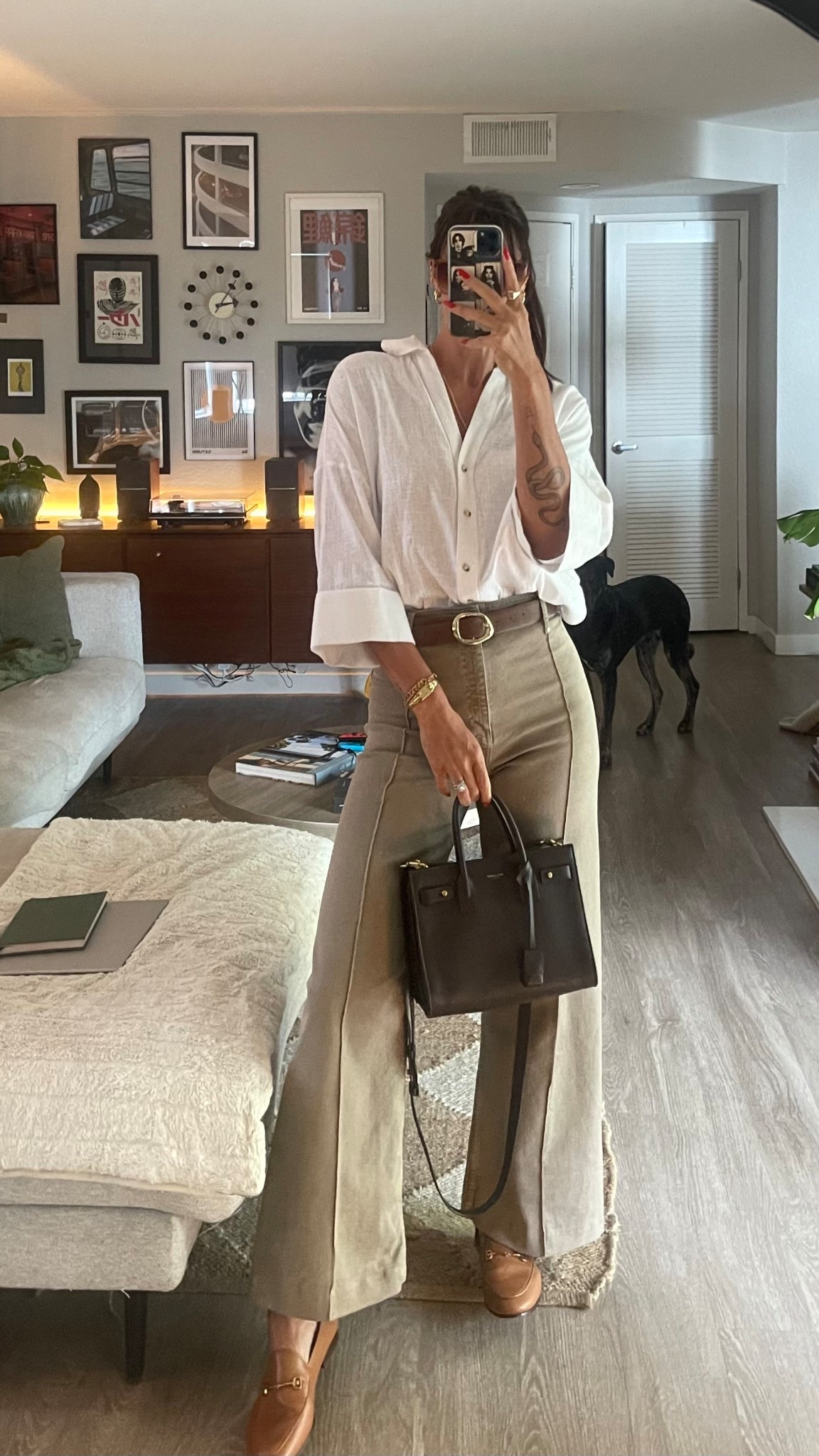 Pants and top are from Zara