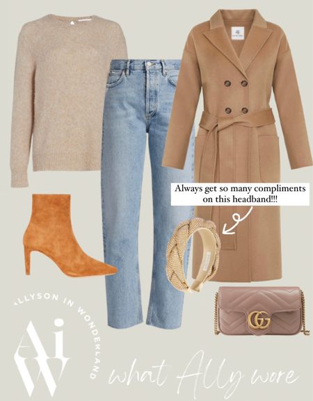 Camel coat
Tan coat
Cashmere coat
Gucci bag
Agolde jeans 
90s 
#LTKitbag #LTKFind #LTKshoecrush