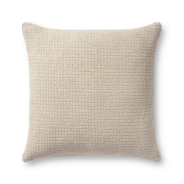 Magnolia Home By Joanna Gaines X Loloi Joy Beige / Ivory Pillow | Wayfair Professional