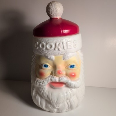 Vintage Empire SANTA CLAUS Blow Mold Cookie Jar Carolina Enterprises KITSCHY | eBay | eBay US