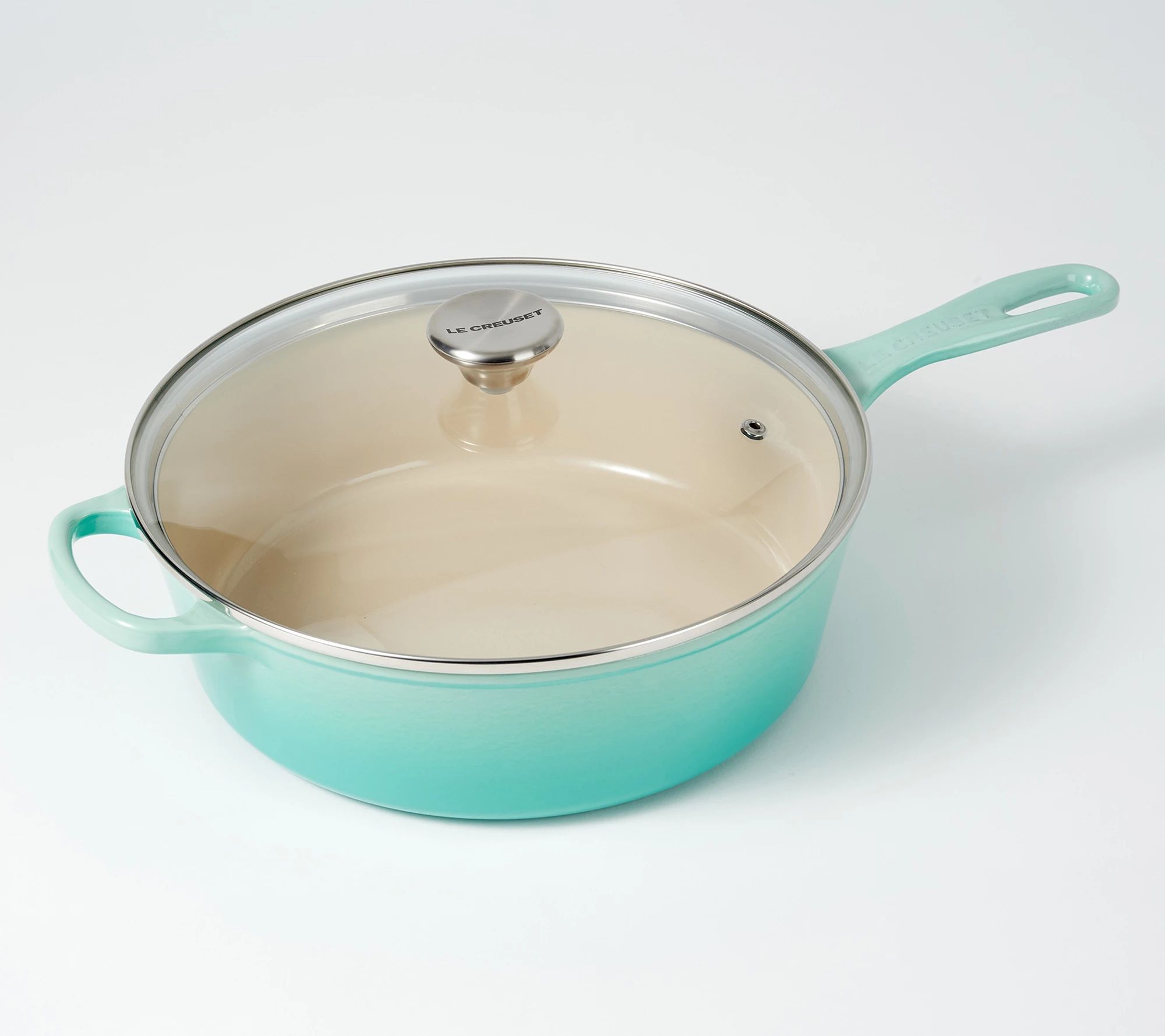 Le Creuset 3.75-qt Cast Iron Cassadou with Glass Lid | QVC