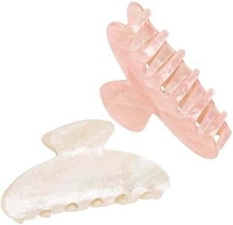 2 Pcs Hair Claw Clips for Women Non-slip Clip Large Claws Hair Accessories | Amazon (US)
